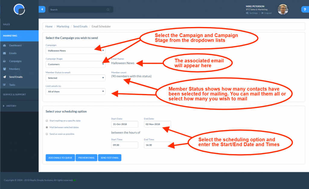 drupal rules scheduler email per x comments